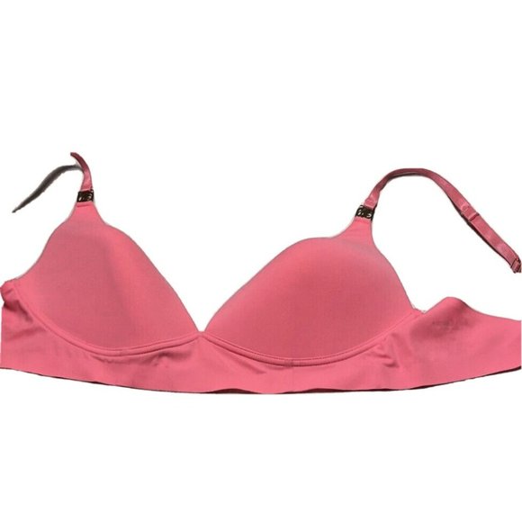 JUICY COUTURE Intimates Pink Push-Up Bra No Underwire Padded Size 36c - Picture 1 of 6